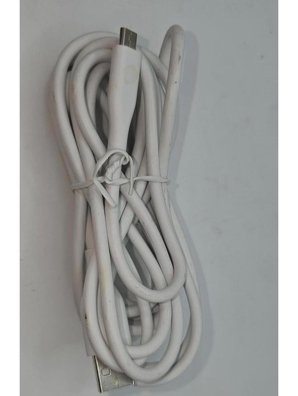 White USB Charging Cable 10 foot